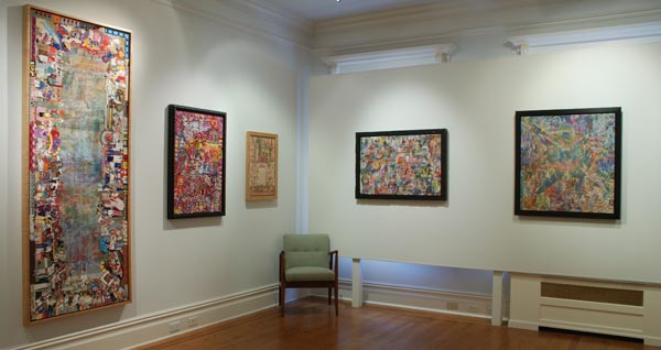 Installation of Robert Forman exhibition